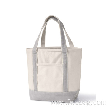 Thick Bulk Plain Canvas Handbag Shopping Bag